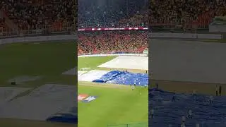 Covers coming off in IPL Final | Rain in IPL 2023 Final | #ipl #iplfinal #rain