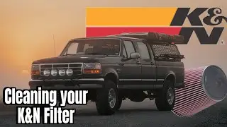 Maintenance Day on the F250 - How to Clean a K&N Filter