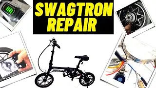 Repair a Swagtron Swagcycle  Electric Bike [Flat Tire, Brakes, Broken Throttle]