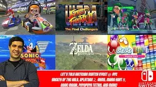 Nintendo Switch Controls, Gameplay, Legend of Zelda BoTW, Splatoon 2, ARMS, & More