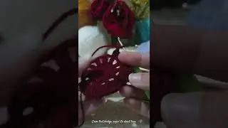 crochet a Mandala art with 🧶