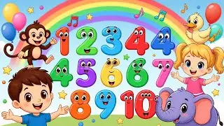 1 TO 10 Counting Song 🔢 | Numbers Song for Kids | Learn to Count 1-10