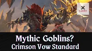 Mythic Ranked Mono Red Goblins | MTG Arena Crimson Vow Standard | KaeroMTG
