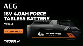 See what's inside the 18V 4Ah FORCE TABLESS Battery.