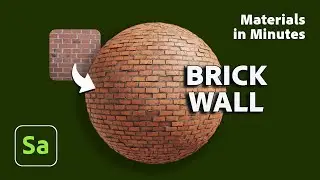 Create a Brick Wall Material in Substance 3D Sampler | Materials in Minutes #4 | Adobe Substance 3D