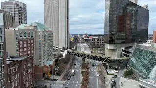 Drone footage shows route for Columbus Crew championship parade