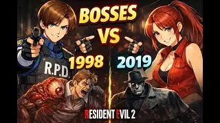 Resident Evil 2 (1998) vs Remake (2019) | Boss Fights Evolution | Camino a RE Requiem