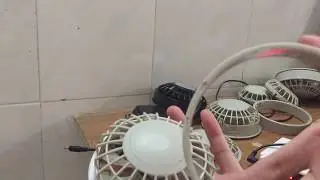 How to use the air conditioning fans /power bank support air cooling vest fans