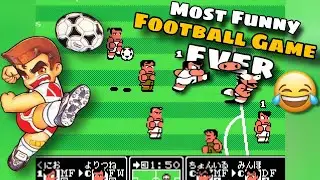 Most Funny Football Game 😂😂|| Kunio Kun no Nekketsu Soccer League || #game #football #gameplay #nes 