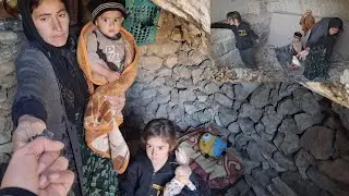 The operator found a lonely cave in the mountains for Turan and her children.