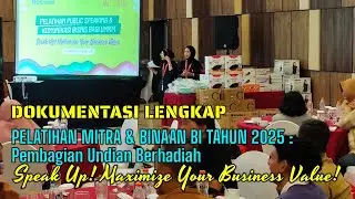 PELATIHAN MITRA & BINAAN BI TAHUN 2025 | Pembagian Undian Berhadiah