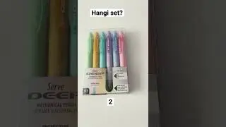 Hangi kalem seti :)