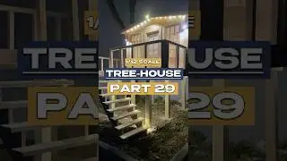 Mini Treehouse - only natural materials (1:12 Scale DIY) - Part 29 | #Miniature #DIY #treehouse