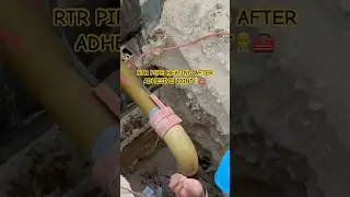 RTR PIPE HEATING || ADHESIVE JOINT #sadpoetry #deeplines #poetry #status #allah #construction #viral