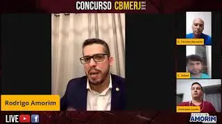 Live Concursados CBMERJ - Rodrigo Amorim