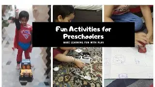 How to Engage Toddlers At Home, Easy Summer activities Learning through play@home, learning by play