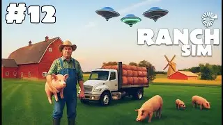 RANCH SIMULATOR GAMEPLAY! TODAY SELLING PIG #12 
