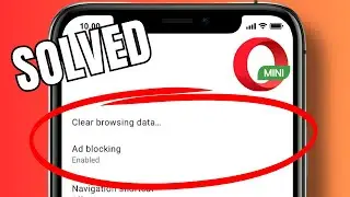 How to delete browsing data in Opera Mini