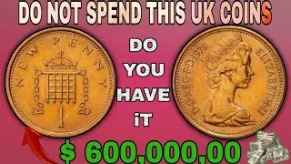 UK One new penny 1976 most Valuable 1 new penny coins worth up to $600,000,00 to look for!!&lrm;