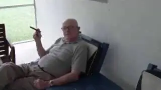 Dad Smoking A Cigar