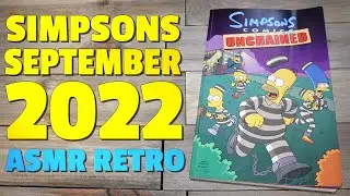 ASMR - SIMPSONS COMICS (# 36)  - Whispered Review, Flip Through