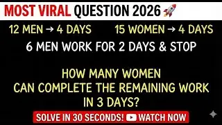 12 men can complete a piece of work in 4 days, while 15 women can complete the same work in 4 days.
