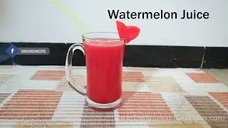Famous Indian Recipes | Watermelon Juice | Watermelon Drink Recipes