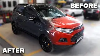 Actually Dravit Grey Paint Made for Ford EcoSport 🔥 with Customised full Car interior || Filmshoppee
