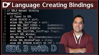 D Game programming with SDL - Creating a manual binding with no dependencies [Episode 2.2]