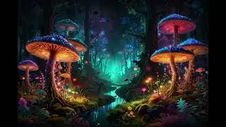 🌌 LOFI IN A MAGICAL GLOWING FOREST 🍄 Chill Beats to Relax, Study, Focus & Escape Reality