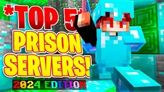 TOP 5 PRISON SERVERS! 2024 EDITION | Minecraft OP Prison | 1.8-1.20+ New Minecraft Prison Servers