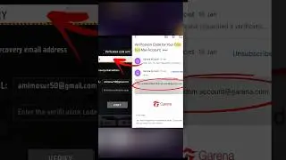 FREE FIRE ACCOUNT RECOVERY VERIFICATION CODE NOT RECIEVED || BIND GMAIL UNSUBSCRIBE PROBOEM FIXED 💯