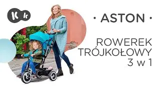Rowerek tr&oacute;jkołowy z budką i rączką rodzica ASTON Kinderkraft