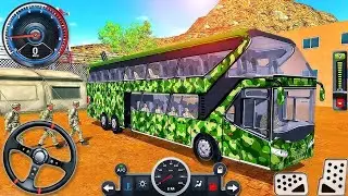 Army Soldier Bus Driving Simulator || Offroad US Transport Duty Driver || Senpym Games