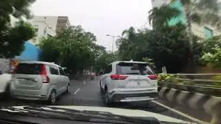 காலை மழையில் மெரினா ரோடு 🌧️ | Marina to Kapaleeshwarar Temple POV Drive