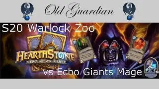Hearthstone S20 Warlock Zoo vs Echo Giants Mage