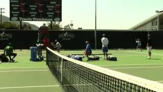 Tennis - Cal Poly men vs. UC Santa Barbara (match highlights, April 19, 2014)