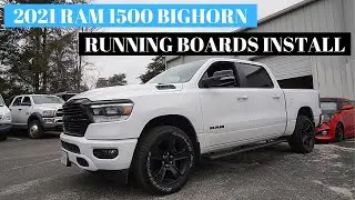 2021 RAM 1500 BIGHORN | NIGHT EDITION | RUNNING BOARDS INSTALL |