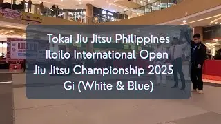 #MartialArts Iloilo International Open Jiu Jitsu Championship 2025 Gi (White & Blue)