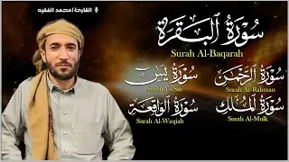 رقية للبيت سورة البقرة، يس، الواقعة، الرحمن، الملك - شفاء وبركة وحفظ من الشيطان Quran Ruqyah