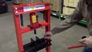 Hydraulic Shop Press 12Ton From Sanzi Imports Ltd  JL-P02121