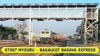 High speed skip of 07307 Covid19 special Basava Express