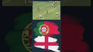 When Ronaldo was in junior team. Beckham & Figo era 🔥🔥 Portugal Vs England. #euro #fifaworldcup