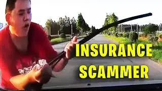 INSURANCE SCAMMER ON DASHCAM | Scammer don't see the dashcam | Insurance Scam Fails 2024
