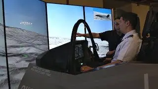 F-35 Cockpit Simulator @ F-35 Symposium, Ramstein Air Base