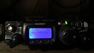 HB9HB  vhf beacon on FT817  and 11 elts antenna homebrew