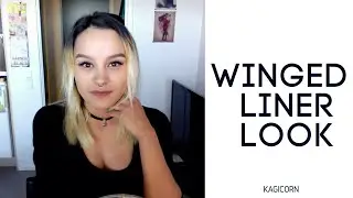 Winged liner look I Kagicorn