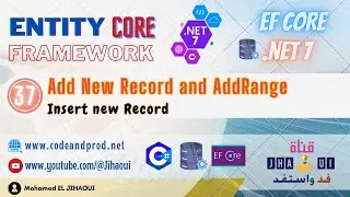 37 EntityFramework Core .NET 7 - Book App - Add New Record and AddRange #entityframeworkcore