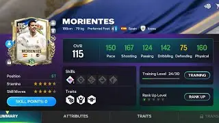 FC mobile 114 OVR MORIENTES review 2025#ncs #fc26 #viralvideo 