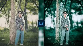 Dark green tone Lightroom photo editing //preset download free//